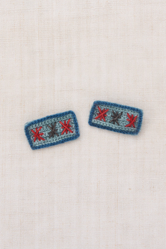 Puff Star Clip Set - Slate