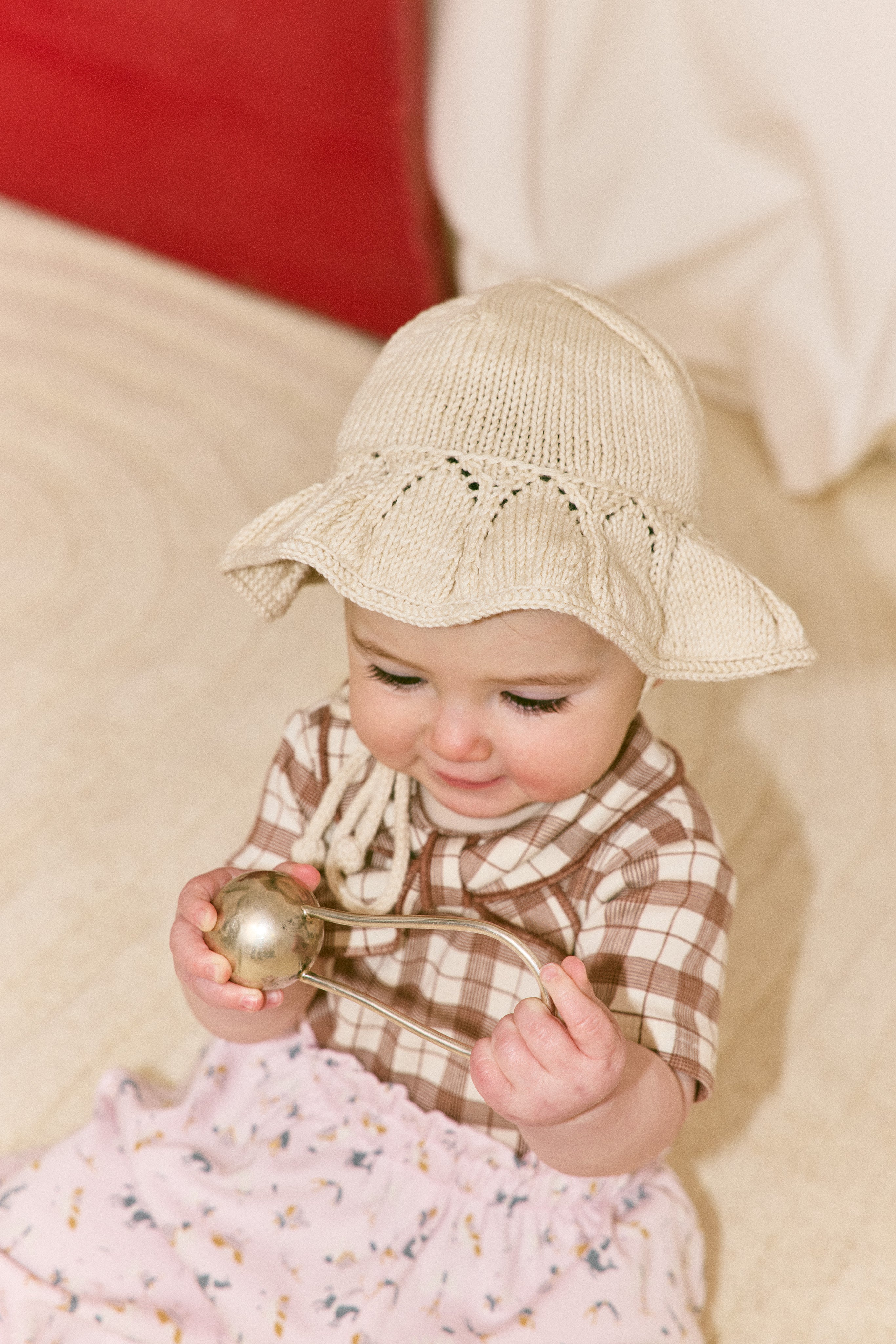 帽子 Misha & Puff Sunhat 0-6mo. Baby Pointy Peak Hat – Misha & Puff