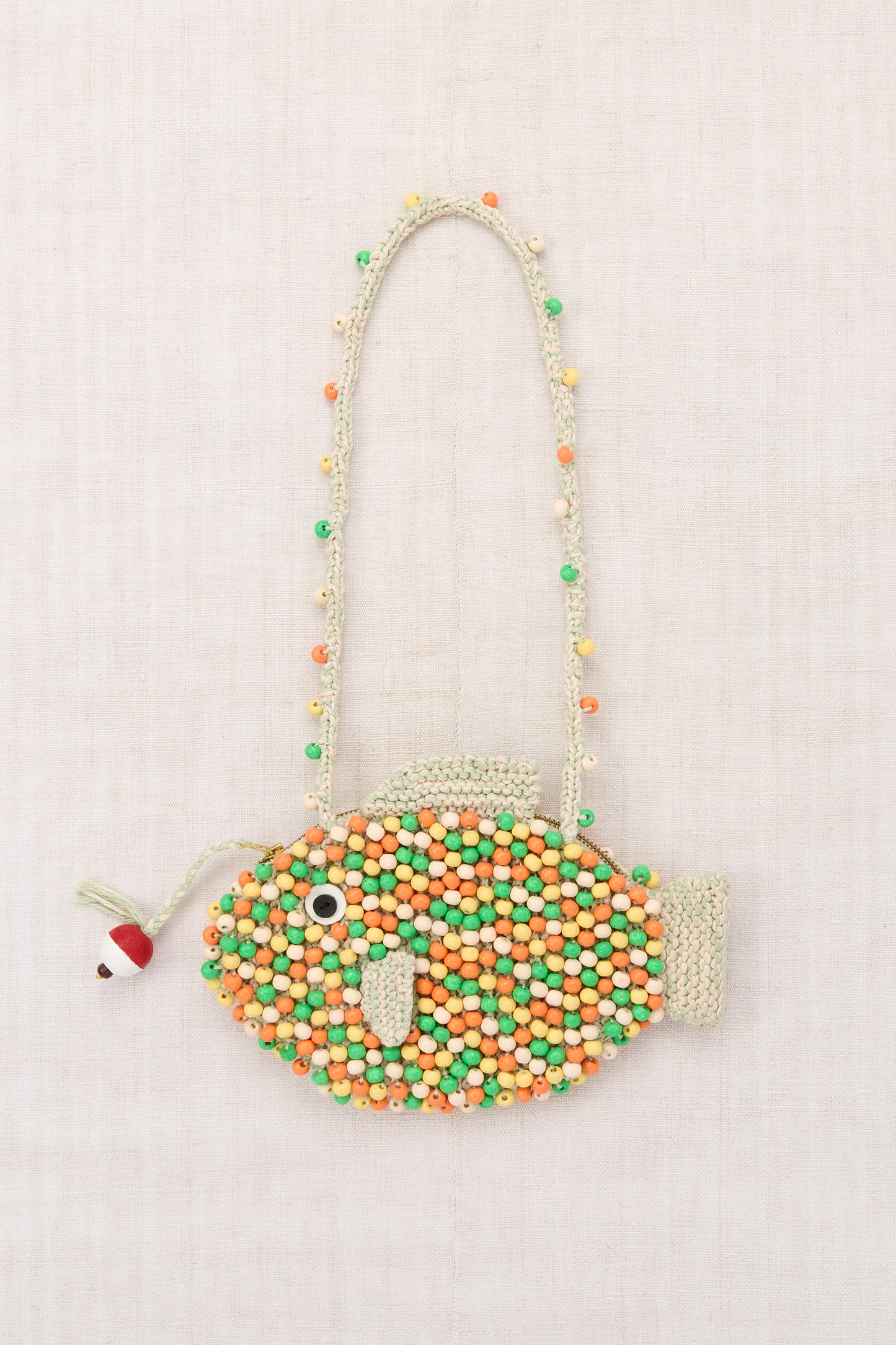 Rainbowfish Beaded Bag