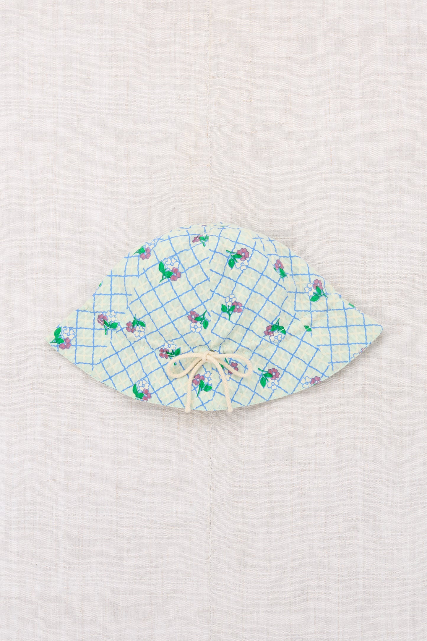 Seersucker Picnic Hat