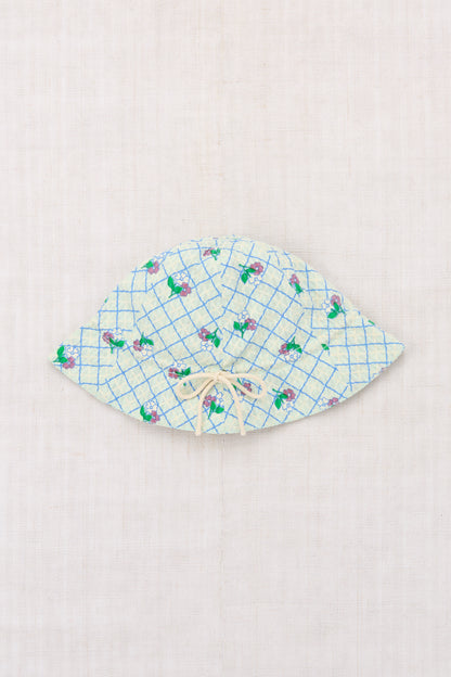 Seersucker Picnic Hat
