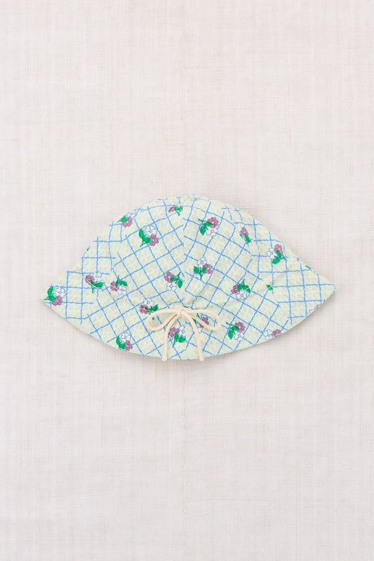 Seersucker Picnic Hat