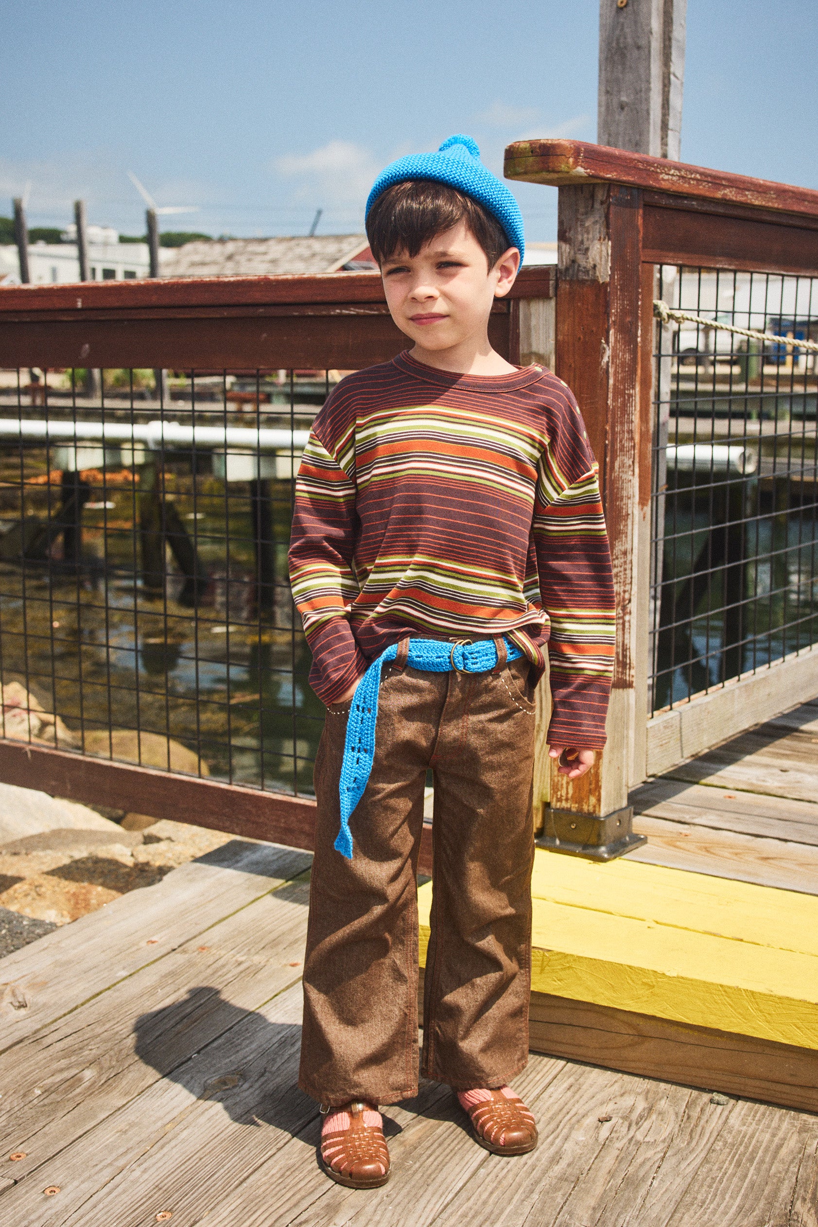 Long Sleeve Boxy Top – Misha & Puff