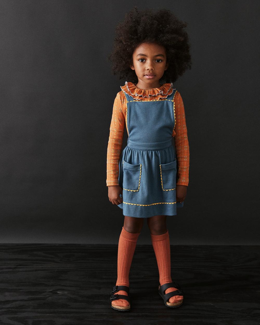 Rickrack Selma Pinafore - Misha & Puff