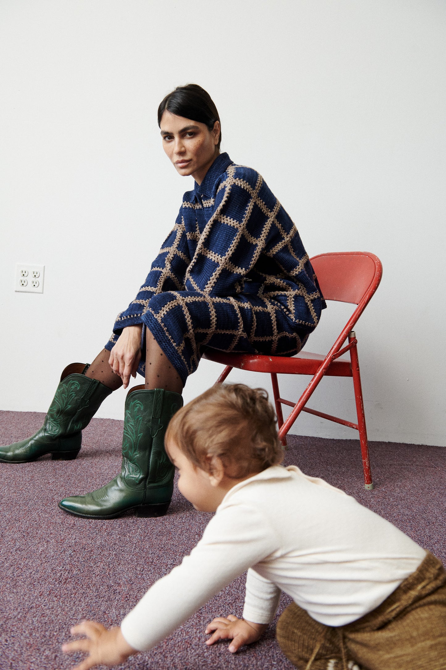 Ladder Square Cardigan