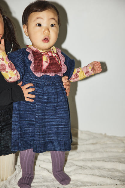 Baby Scallop Bib Dress