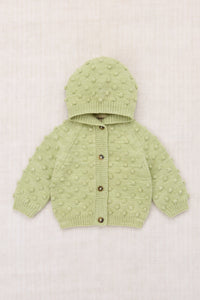 Baby Hooded Popcorn Cardigan