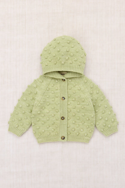 Baby Hooded Popcorn Cardigan