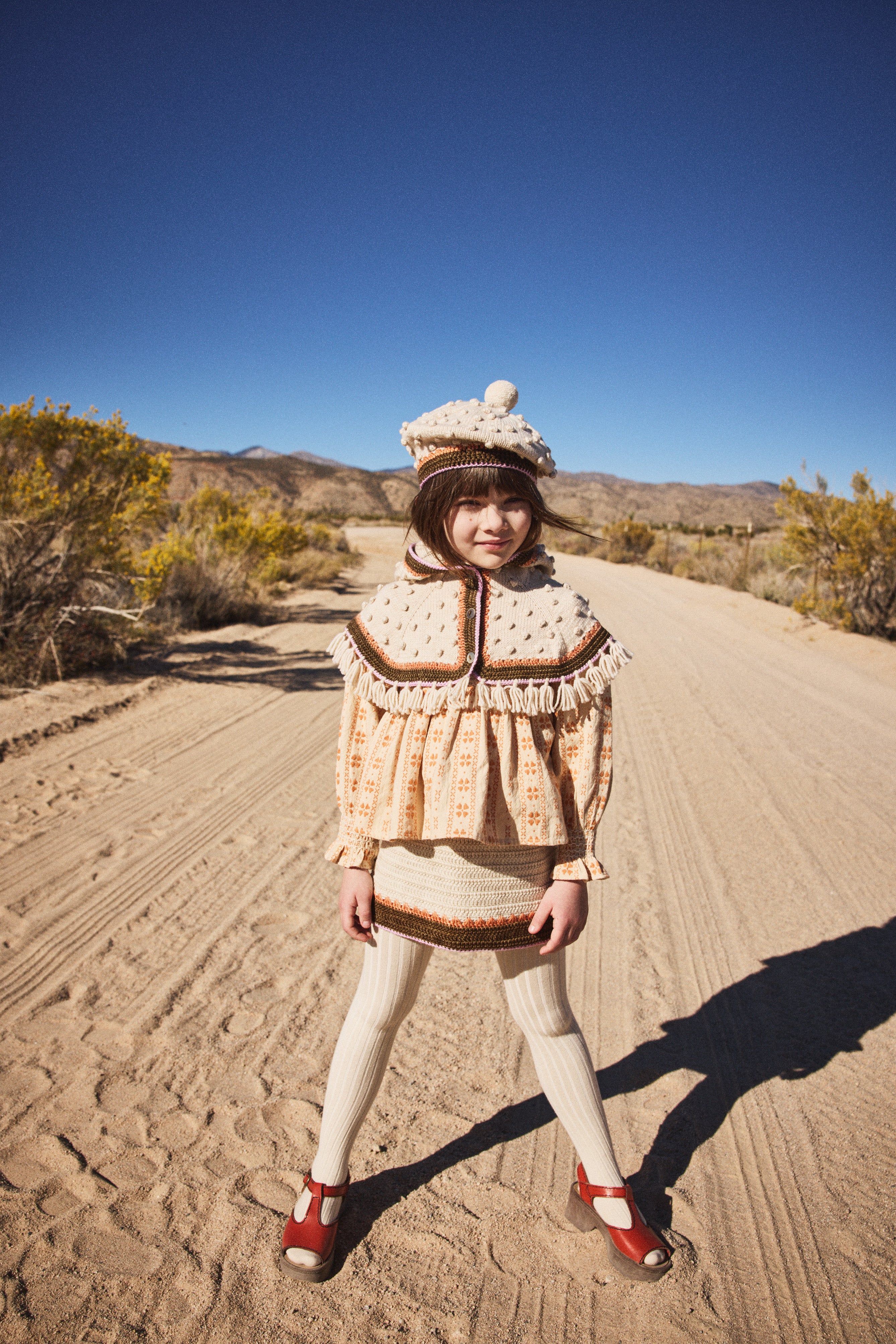 Cottage Popcorn Beret – Misha & Puff