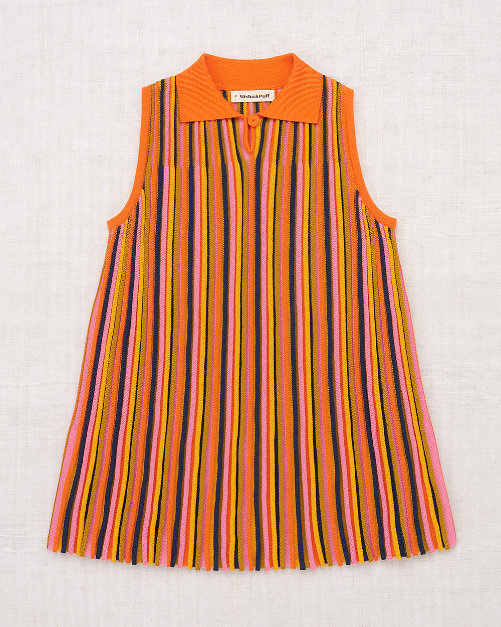 Candy Stripe Accordion Dress