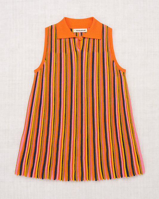 Candy Stripe Accordion Dress