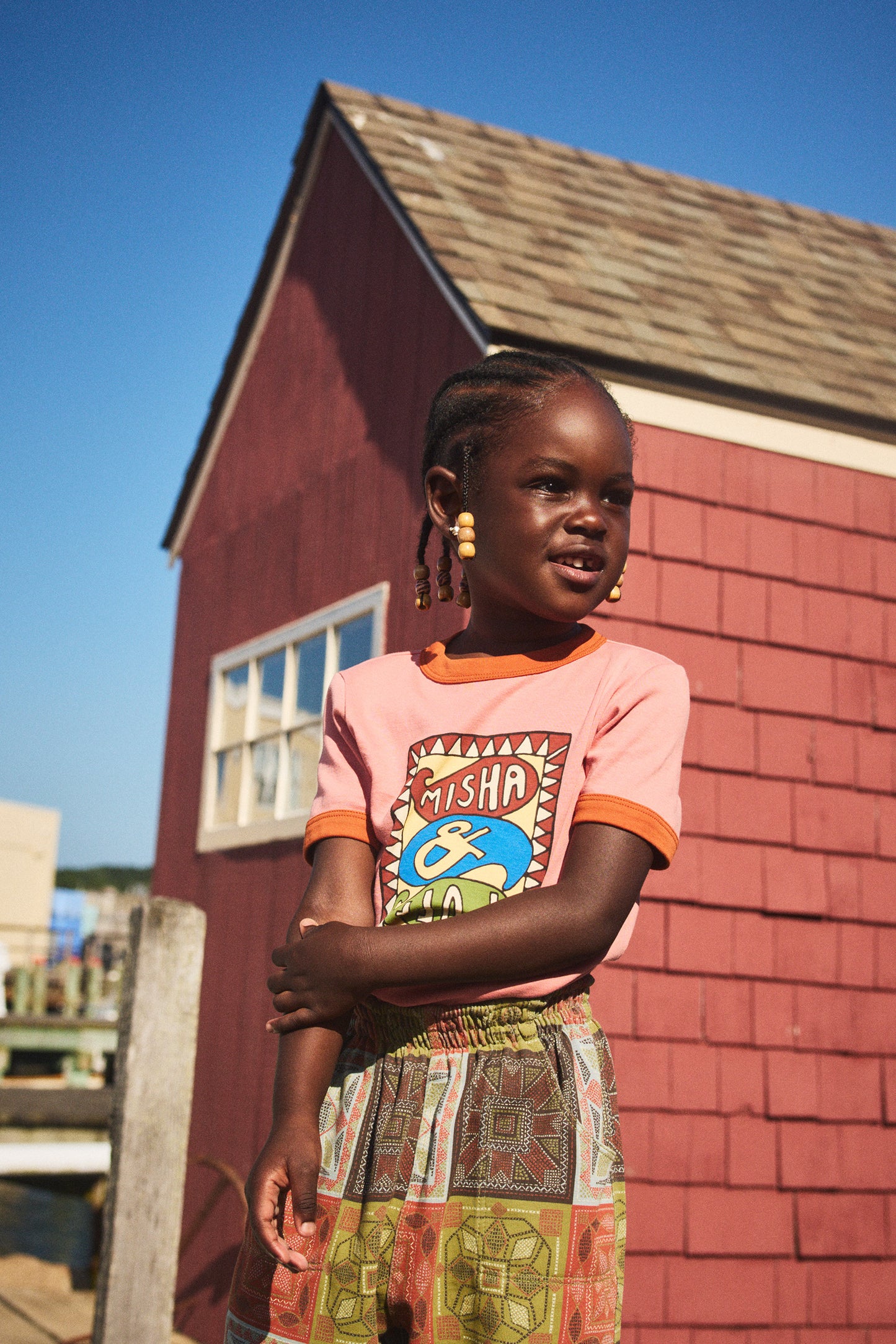 Groovy Paisley Ringer Tee