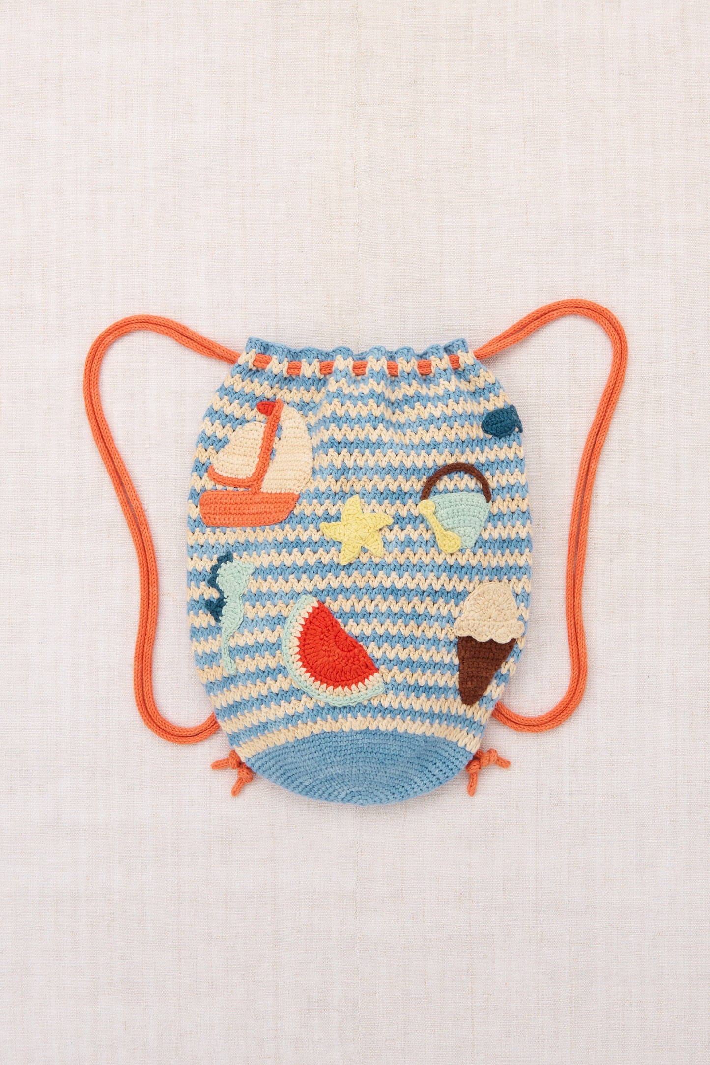 Seaside Drawstring Bag