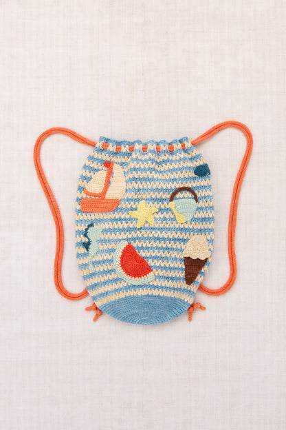 Seaside Drawstring Bag
