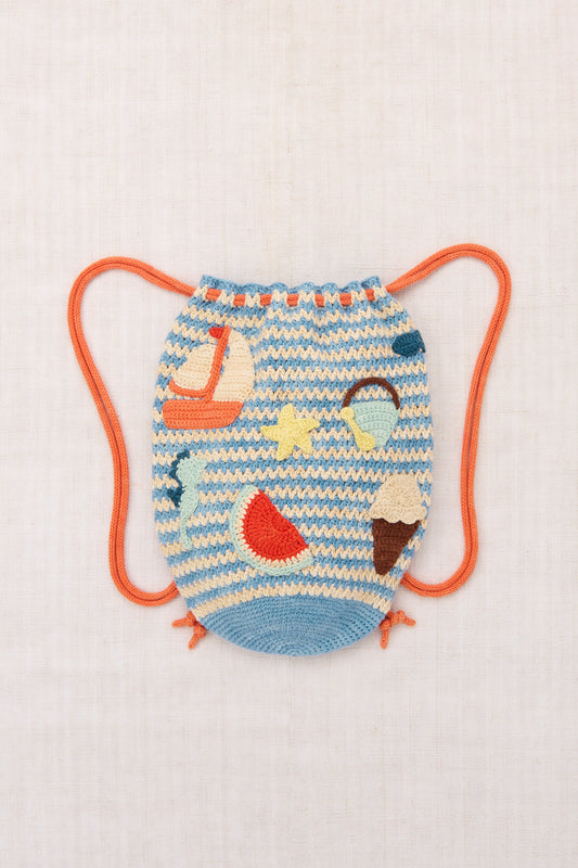 Seaside Drawstring Bag