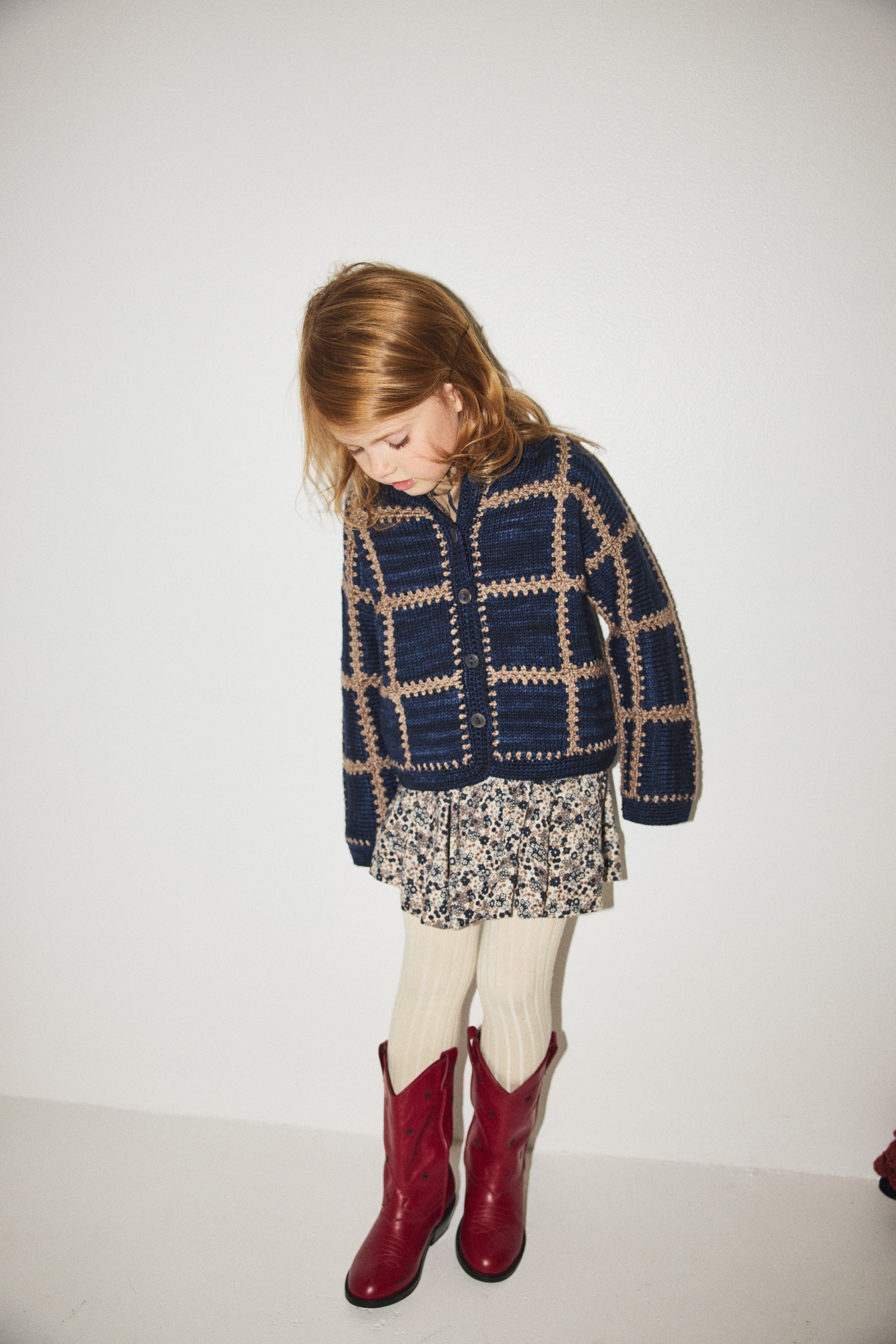 Ladder Square Cardigan – Misha & Puff