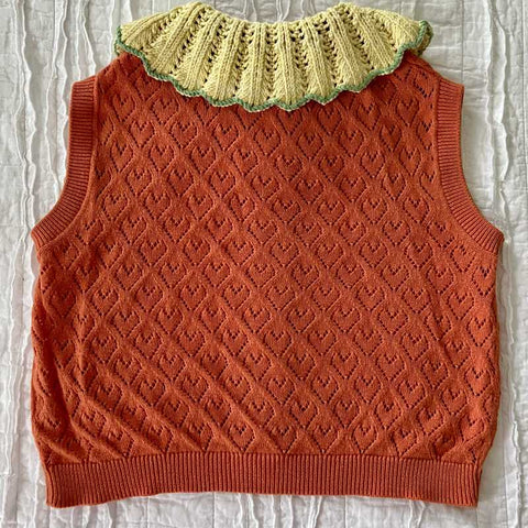 Hearts Eyelet Zoe Vest - Misha & Puff