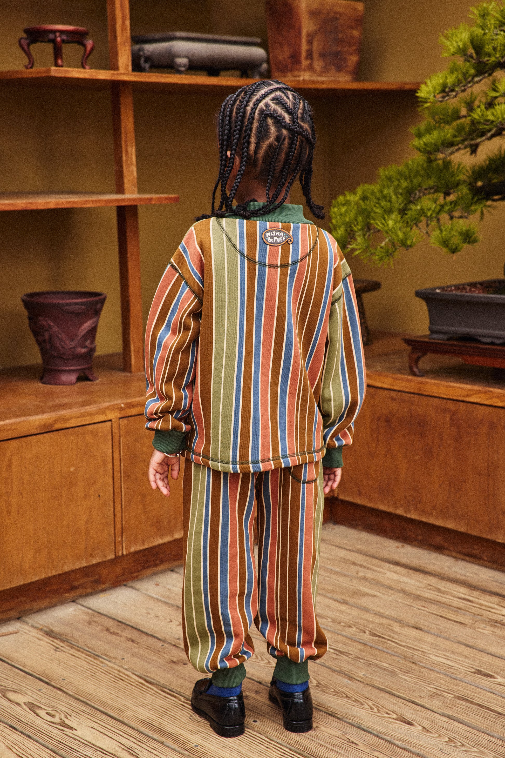 Roo Sweatshirt - Nutmeg Afterschool Stripe
