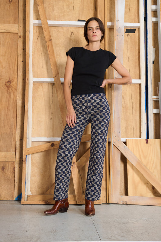 Rowe Pant - Astronomy Marble Jacquard