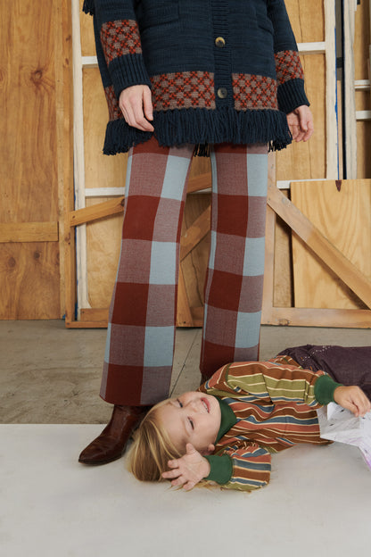 Rowe Pant - Cedar Plaid Jacquard