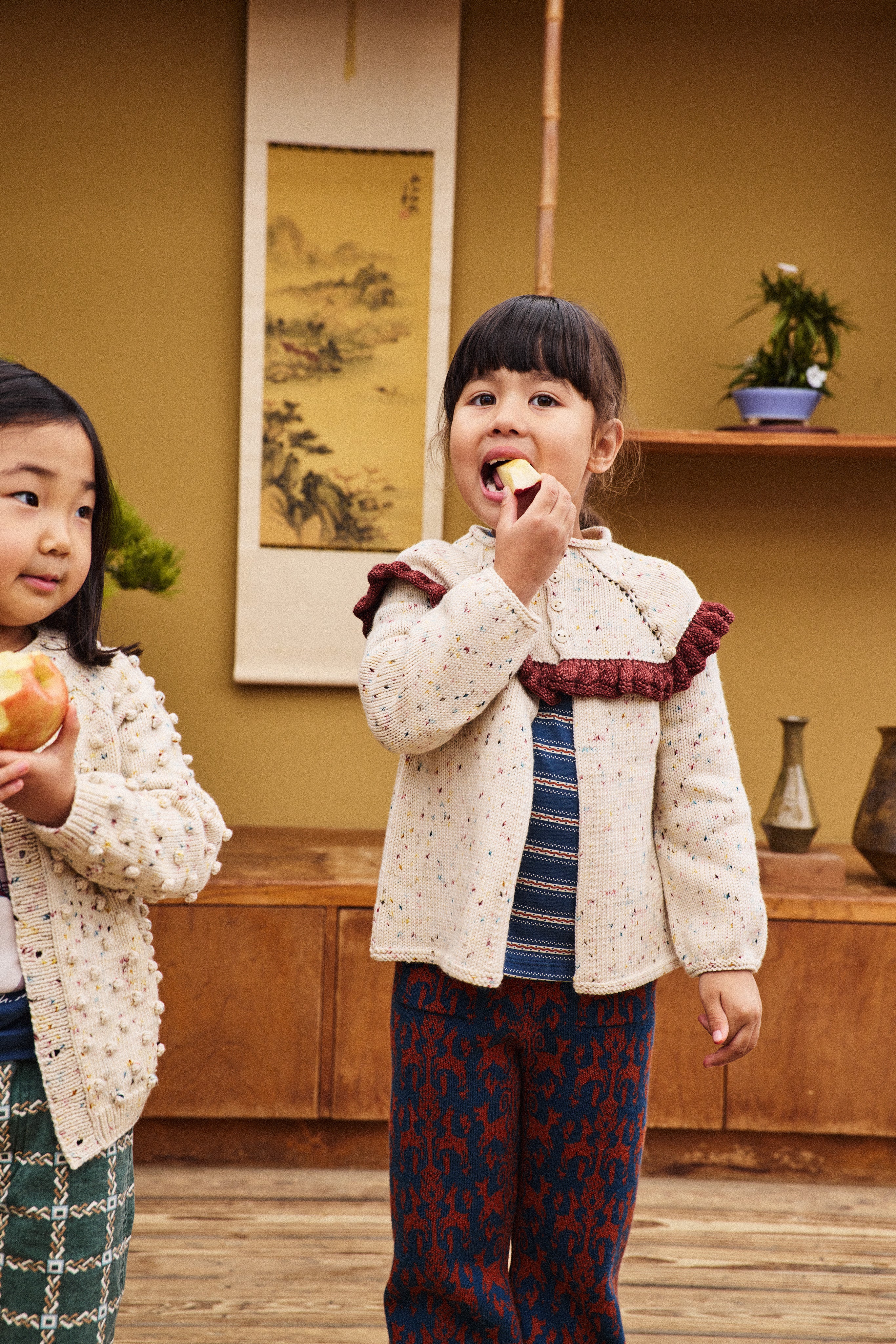 Ruffle Cardigan – Misha & Puff