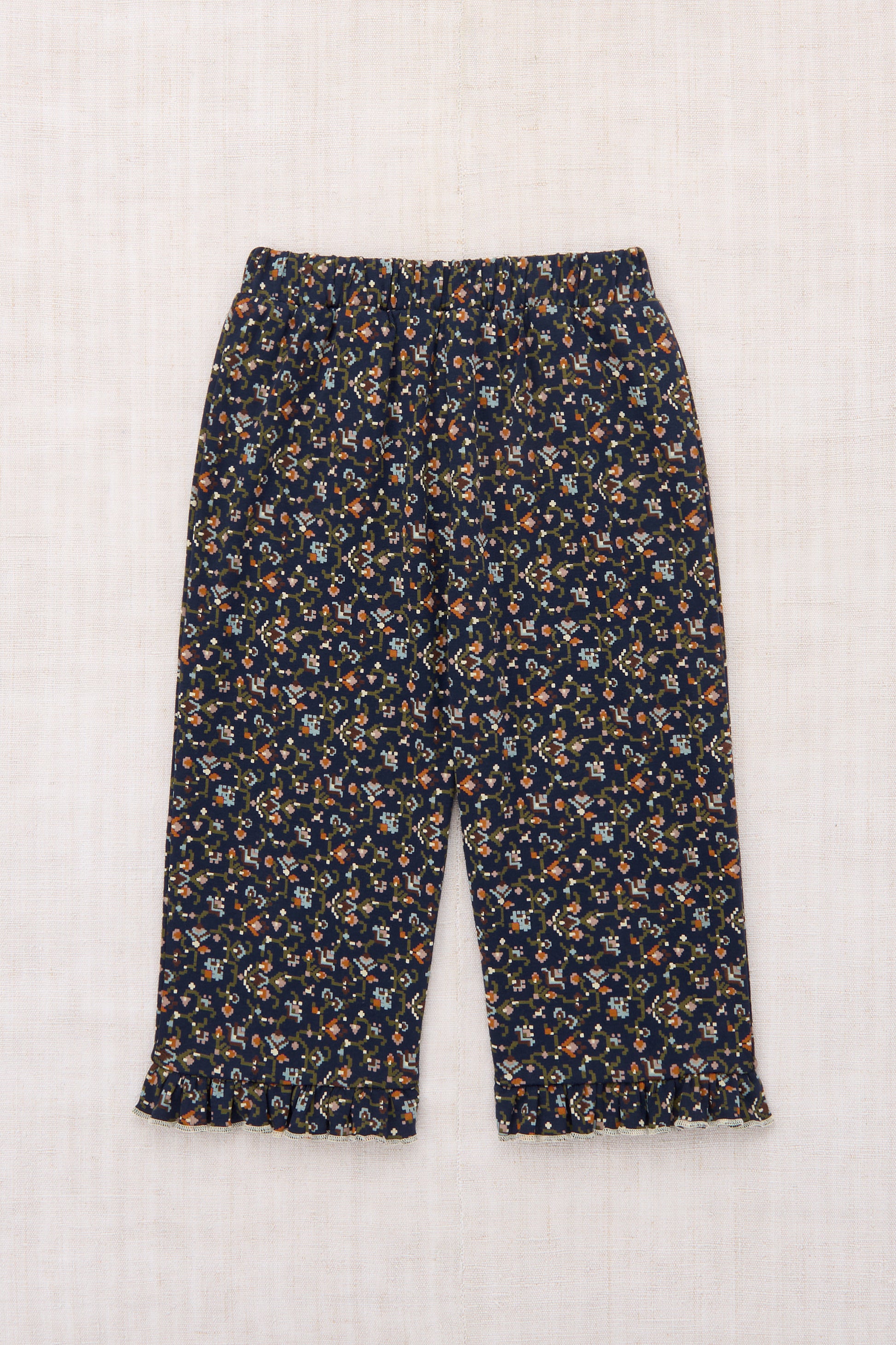 Ruffle Pedal Pusher - Astronomy Millefleurs
