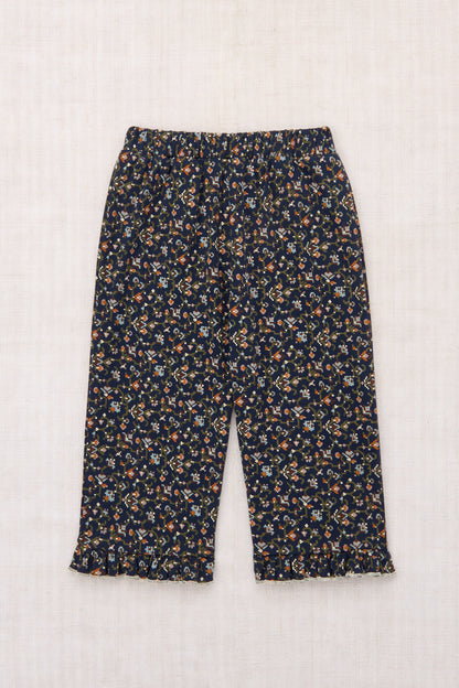 Ruffle Pedal Pusher - Astronomy Millefleurs