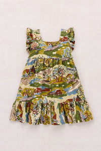 Ruffle Sleeve Dress - Alabaster Sancerre