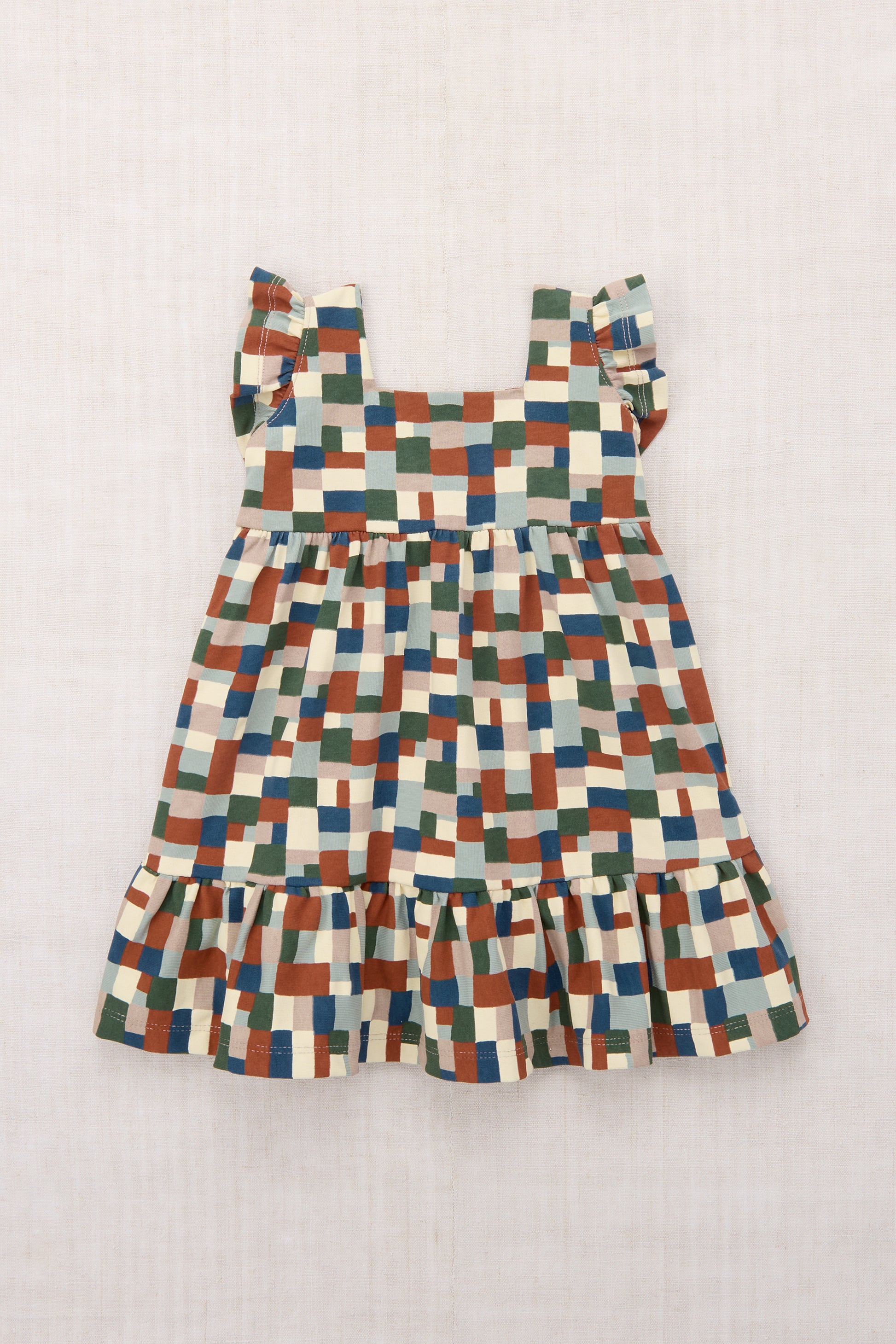 Ruffle Sleeve Dress - Onsen Bigarré