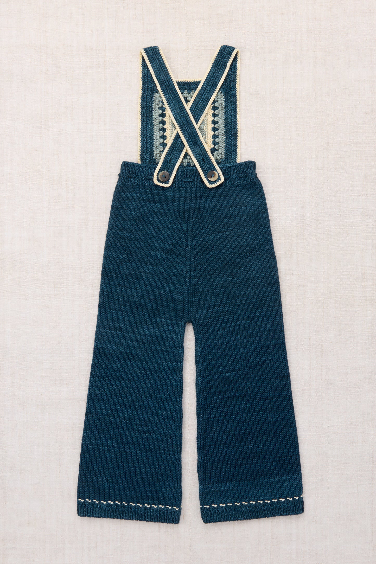 Running Stitch Overall - Marine Blue
