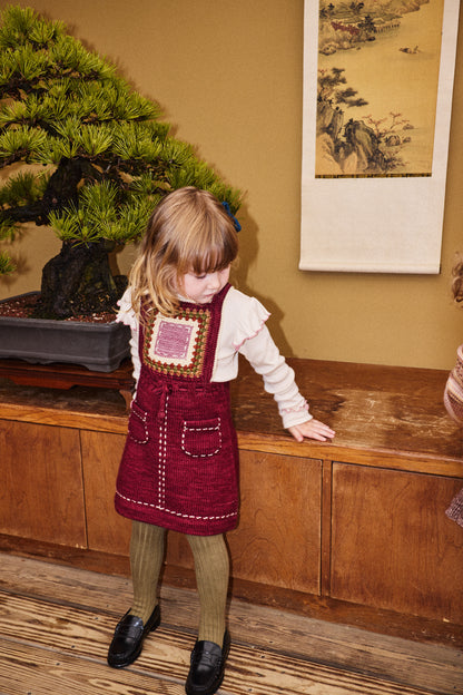 Running Stitch Pinafore - Cambridge