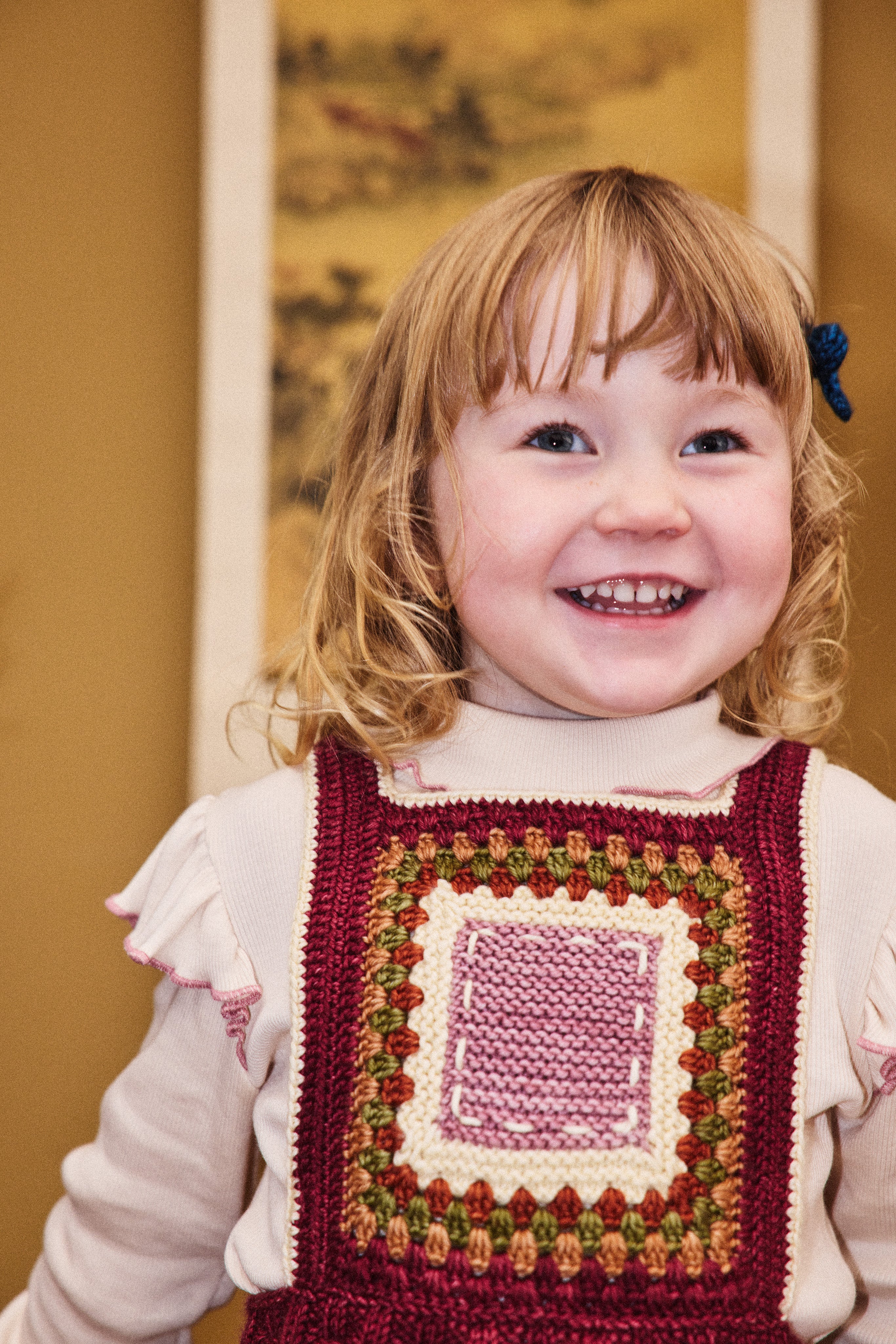 Running Stitch Pinafore - Cambridge