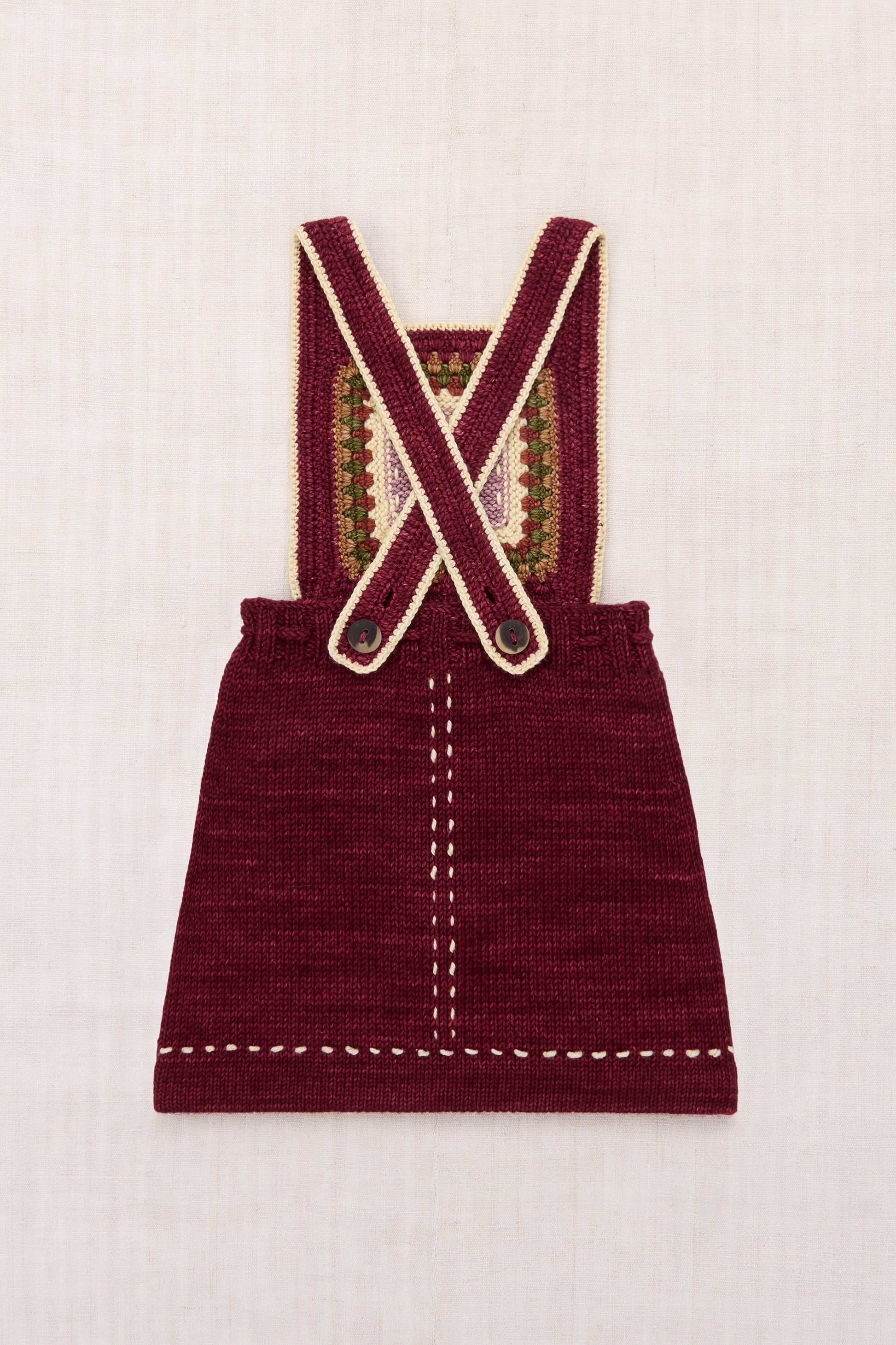 Running Stitch Pinafore - Cambridge
