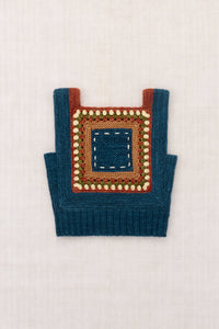 Running Stitch Tank - Marine Blue