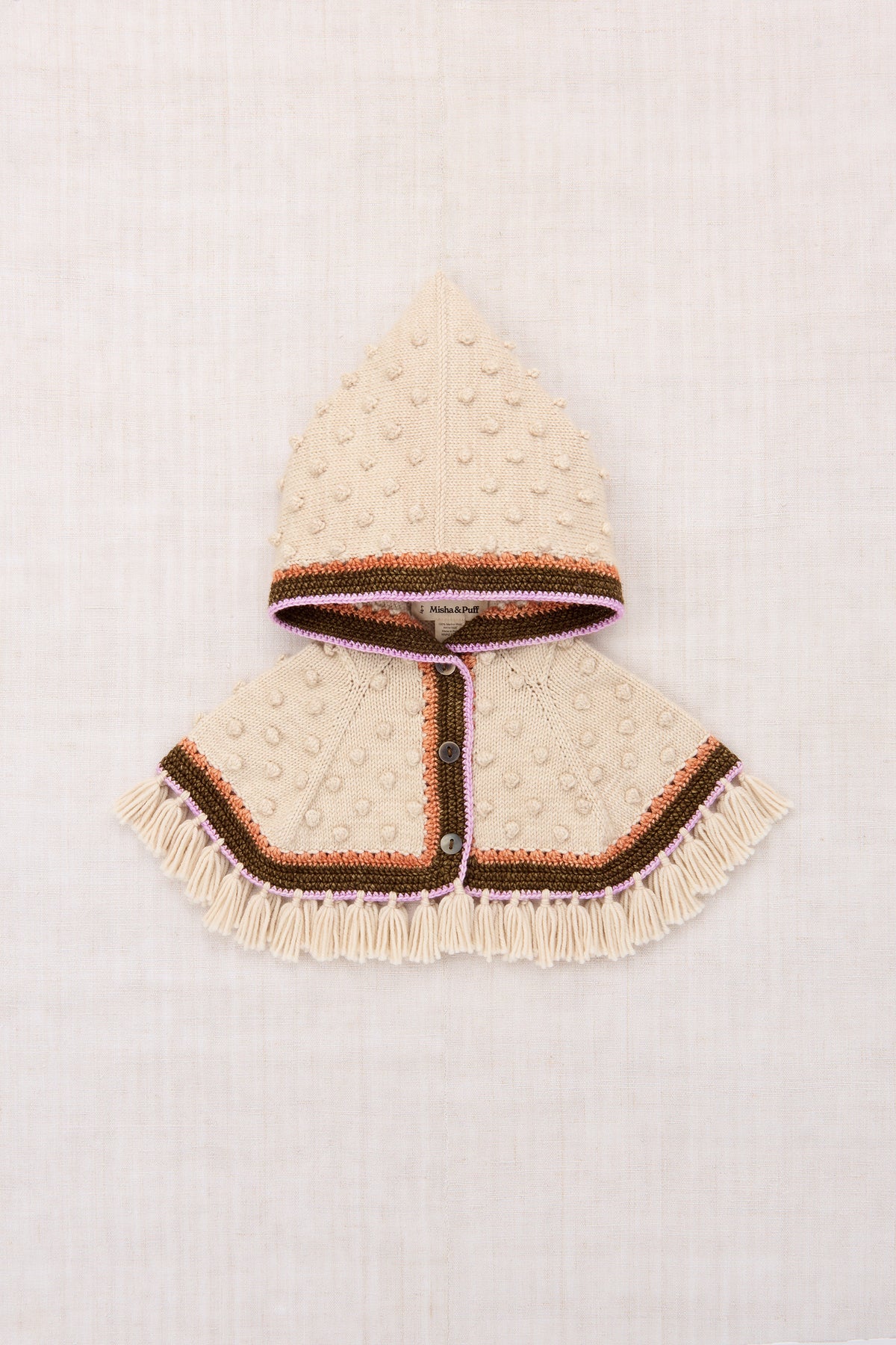 Cottage Popcorn Capelet – Misha & Puff