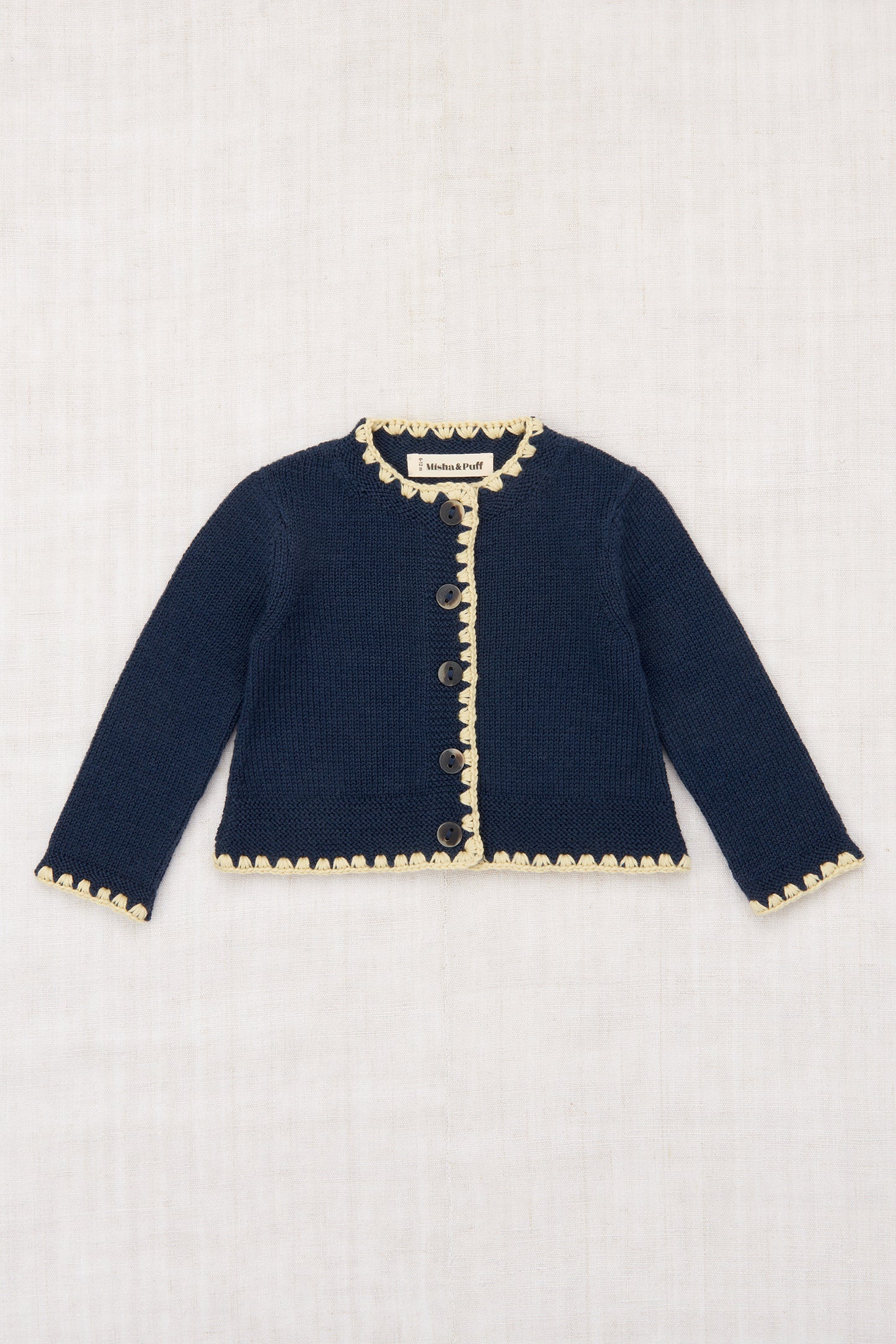 Baby Crochet Trim Darling Cardigan