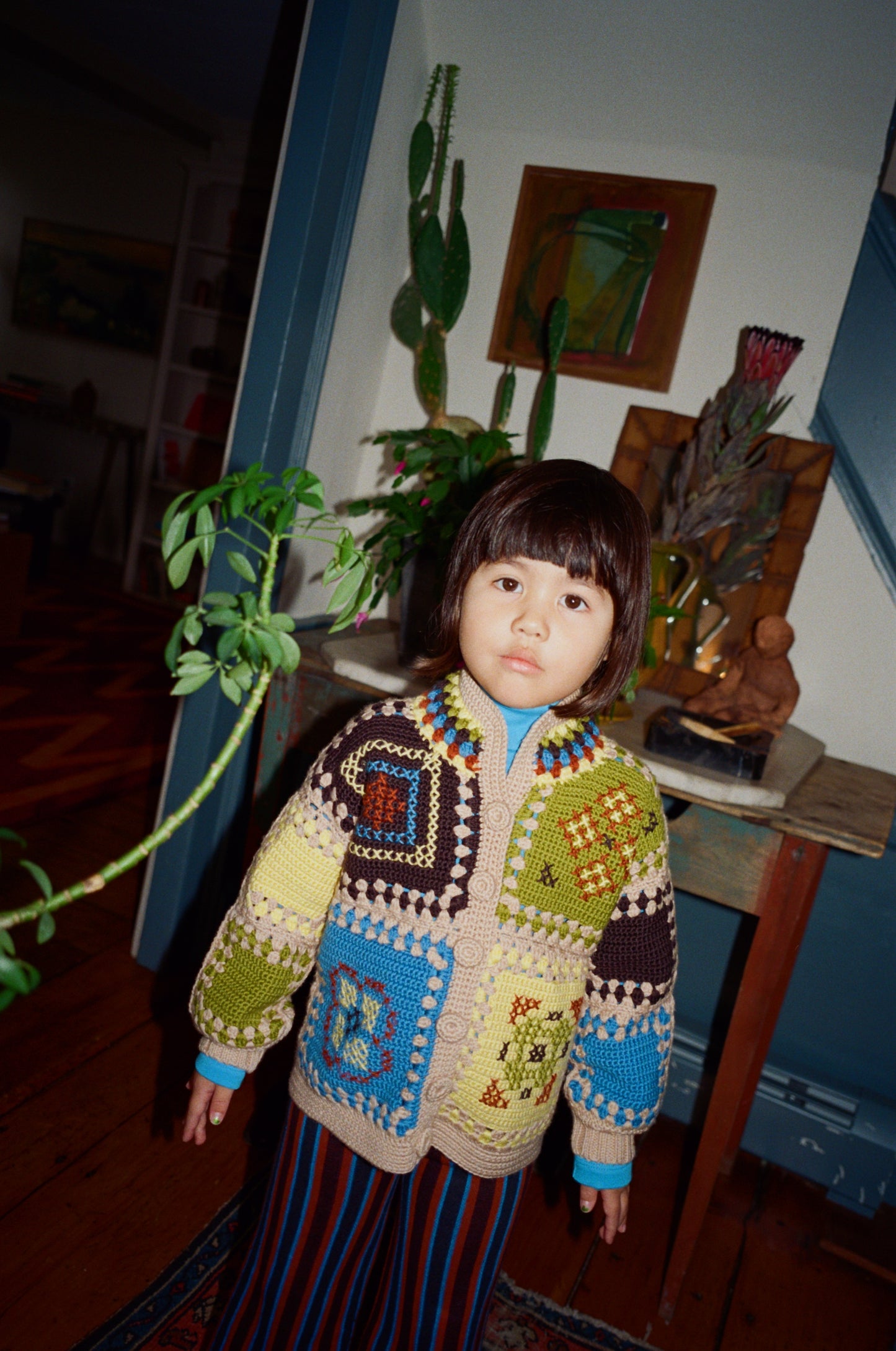 Cross Stitch Crochet Jacket