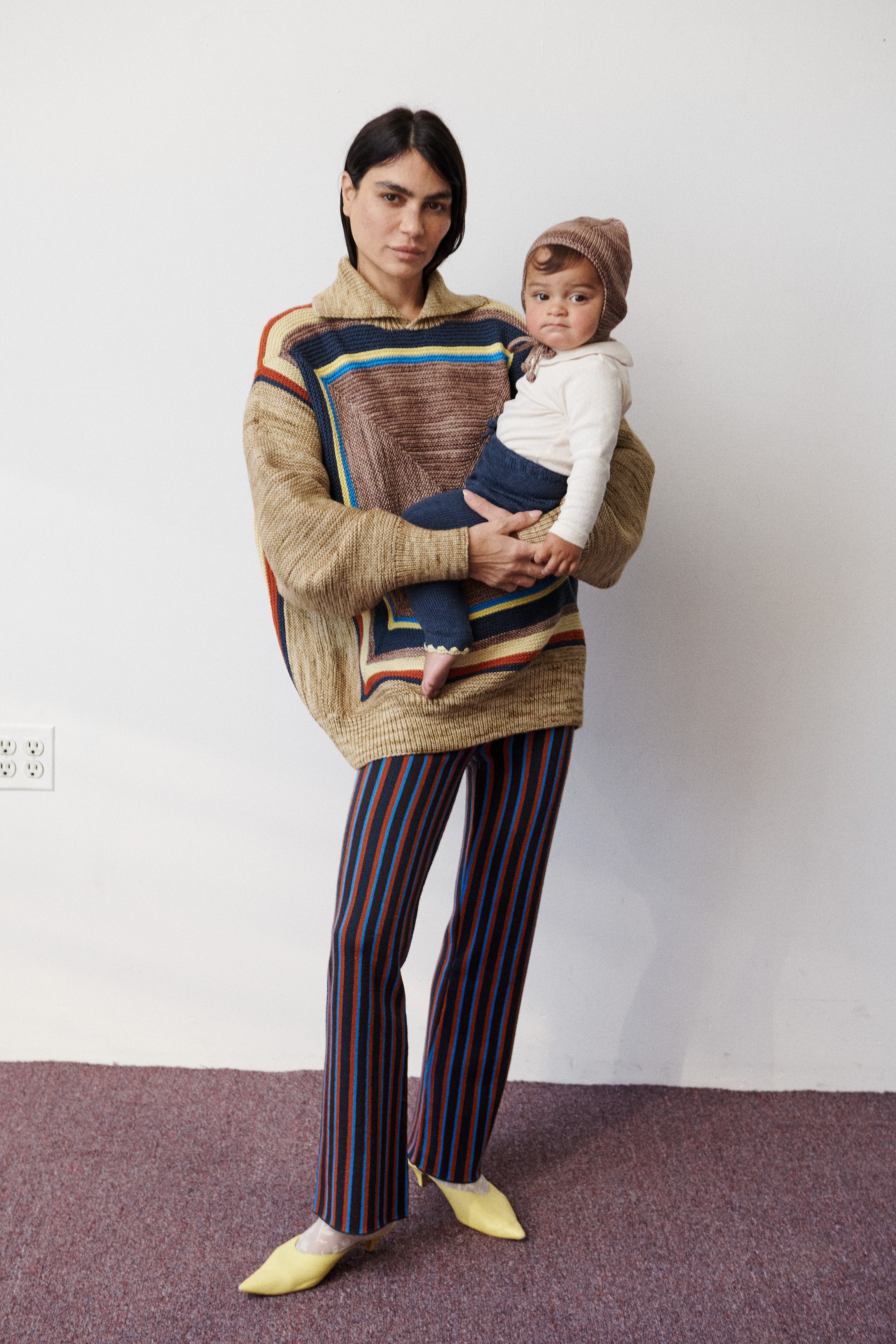 Log Cabin Sweater – Misha & Puff