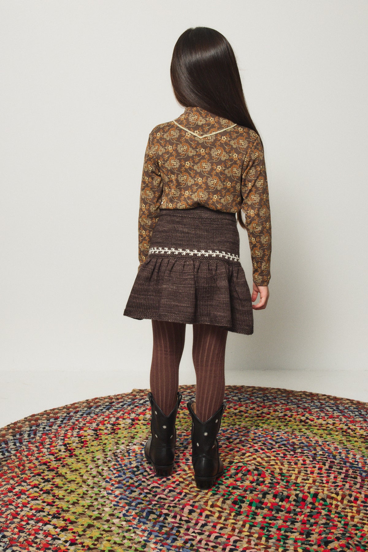 Scout Top - Bark Calico Hearts