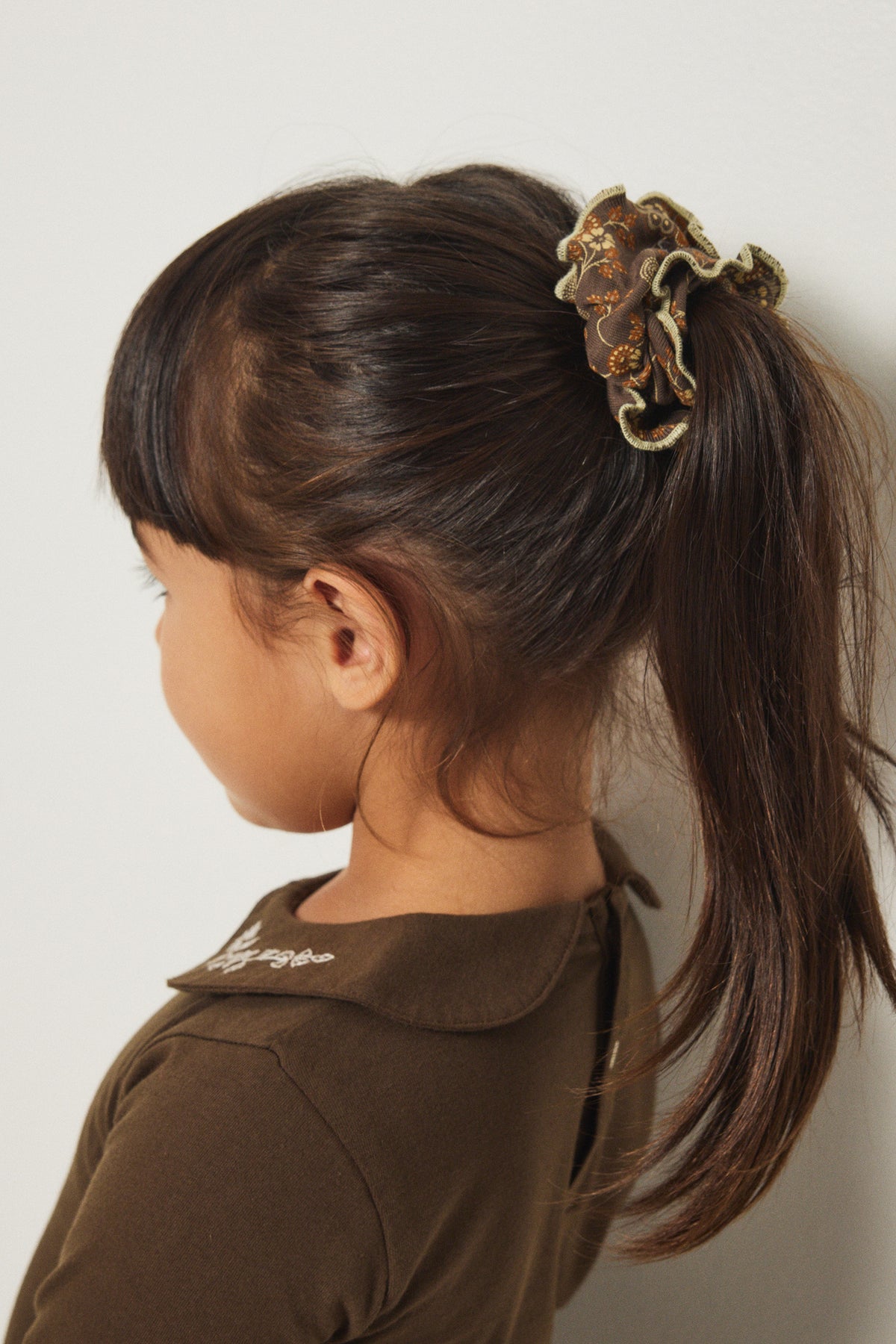 Scrunchie - Bark Calico Hearts