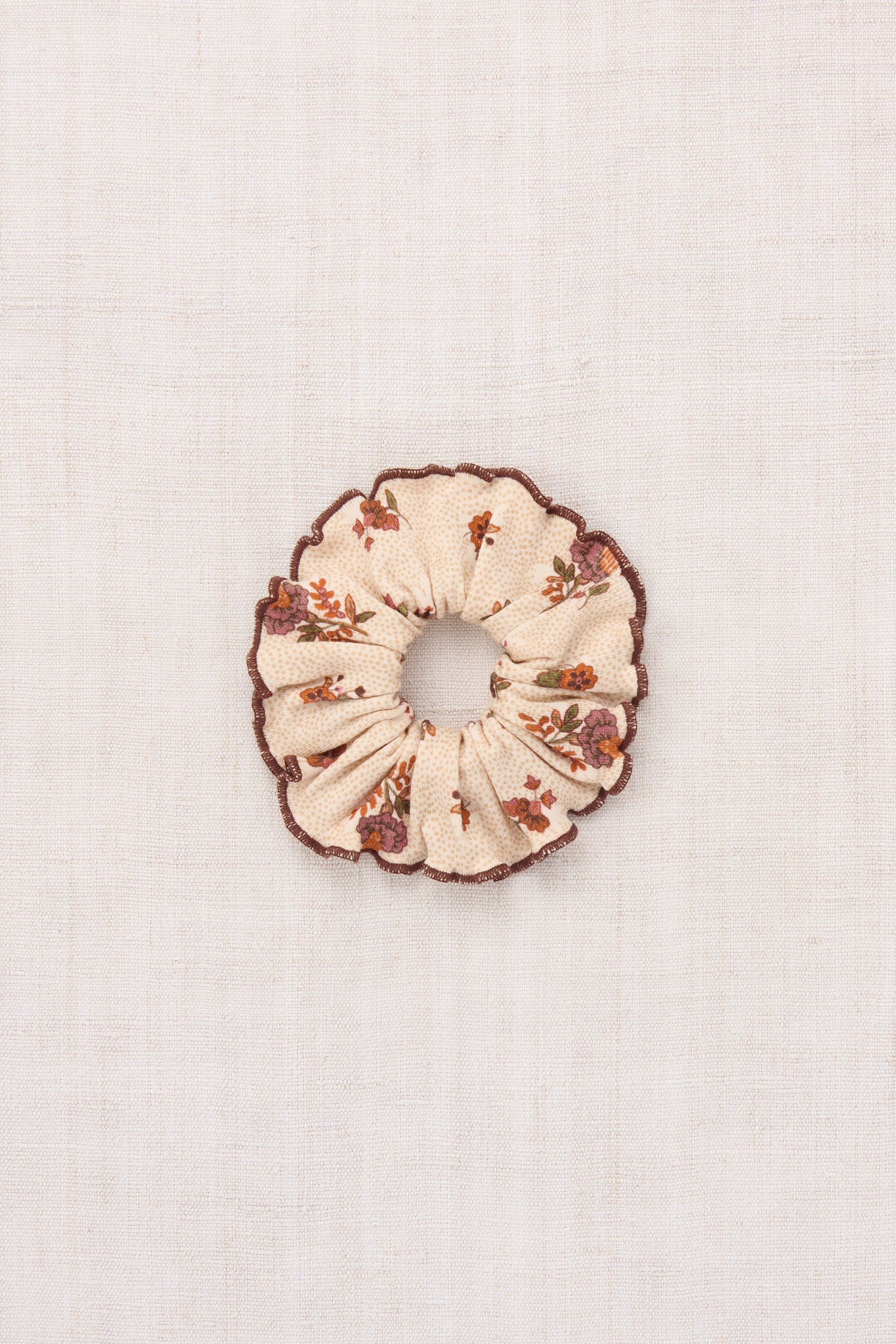Scrunchie - String/Antique Rose Holyoke Floral