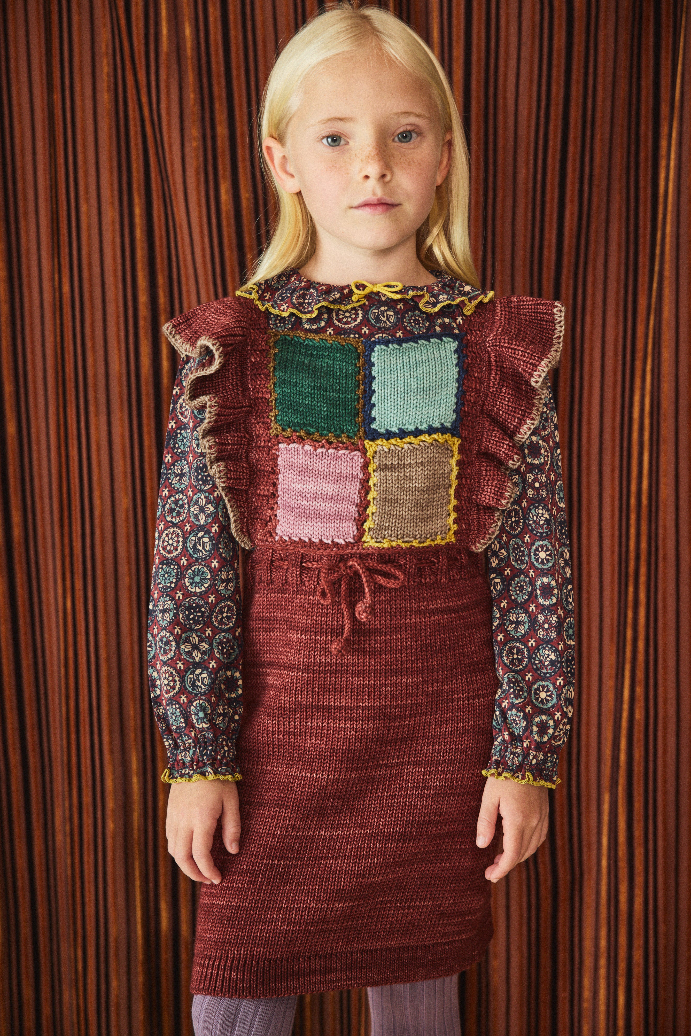 トップス misha&puff pattie top leaf lattice 5Y Pattie Top – Misha & Puff