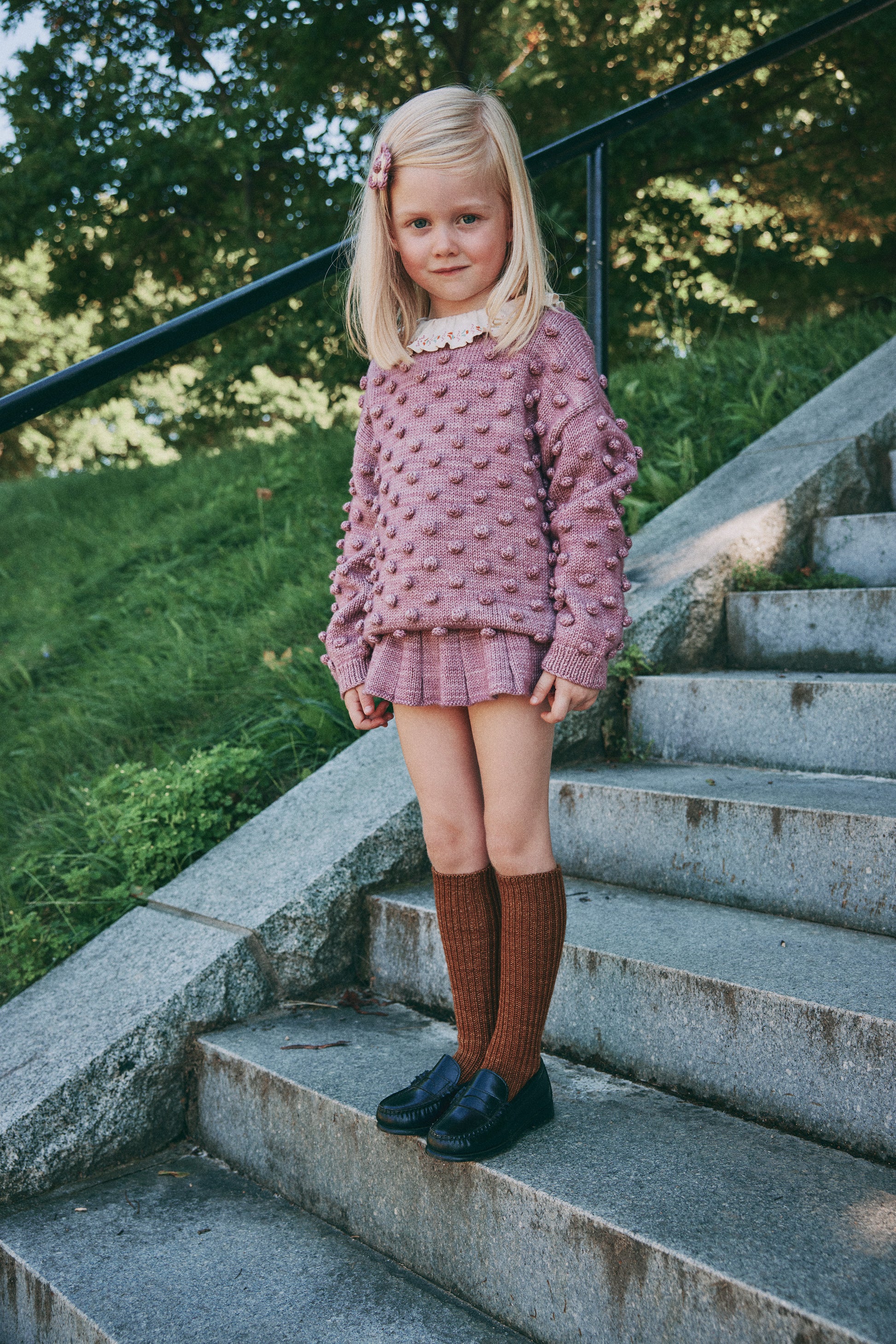 Skating Pond Skirt - Antique Rose