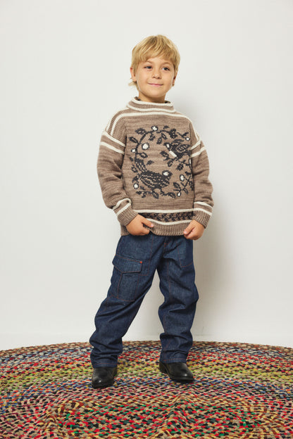 Songbird Duet Sweater - Brut