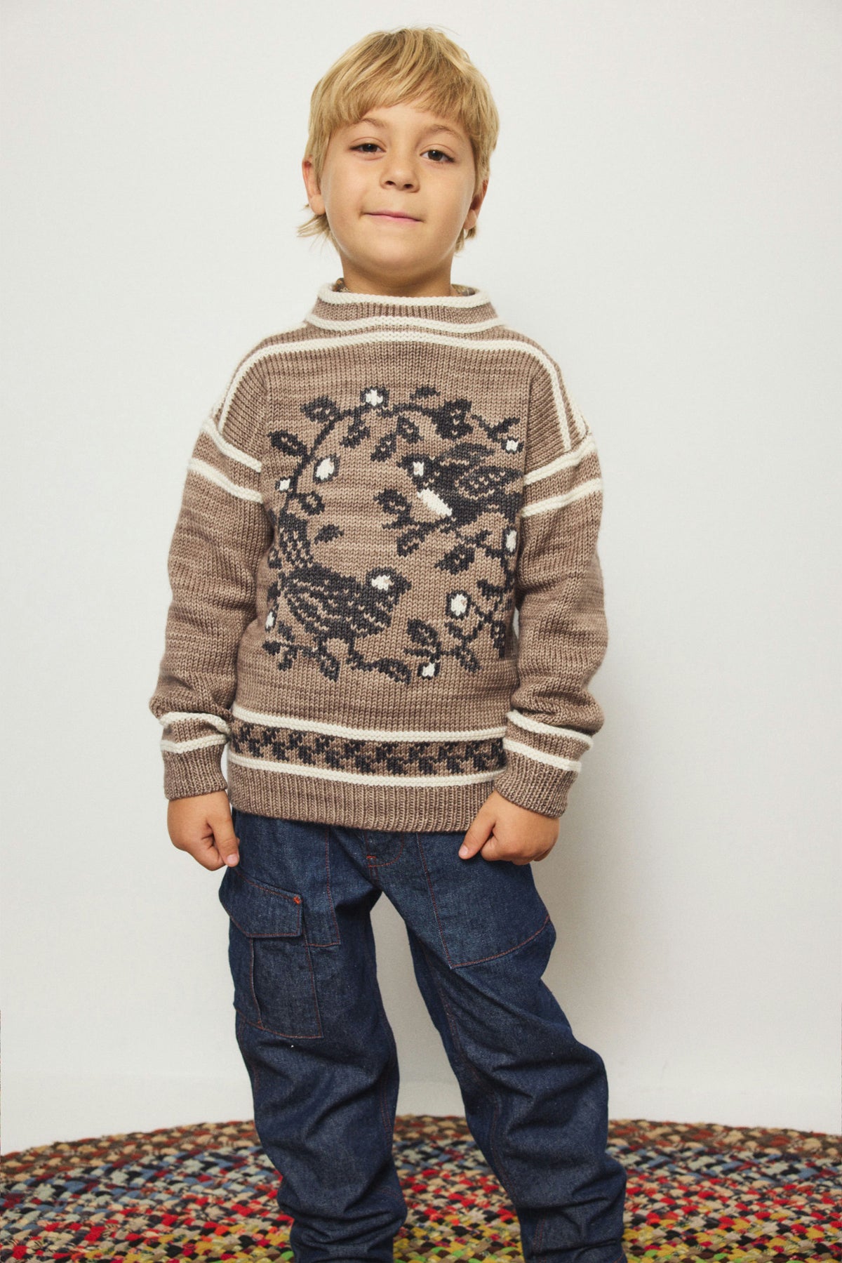 Songbird Duet Sweater - Brut