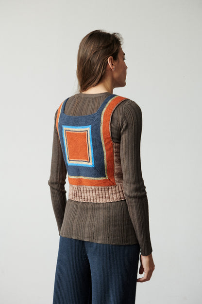 Log Cabin Vest