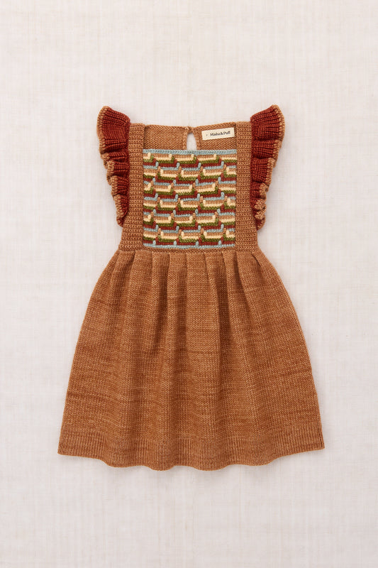 Stair Step Dress - Rose Gold