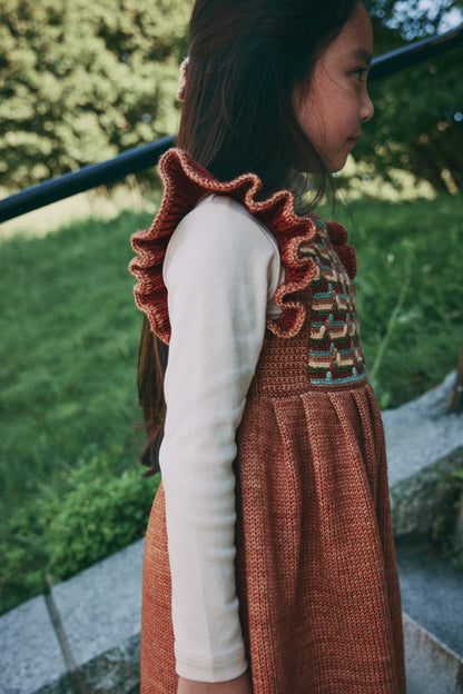 Stair Step Dress - Rose Gold