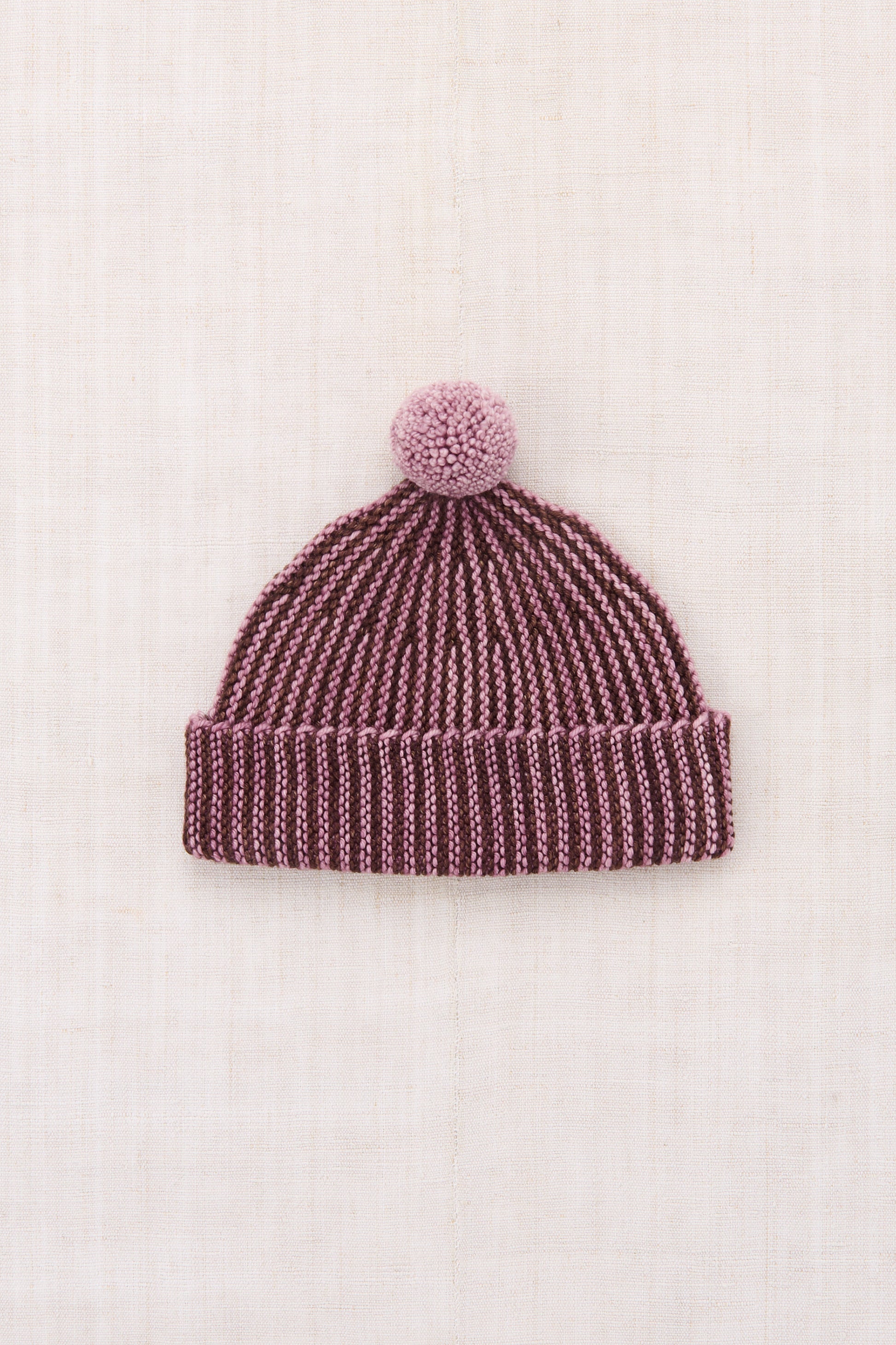 Strata Garter Hat - Antique Rose