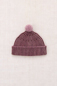 Strata Garter Hat - Antique Rose